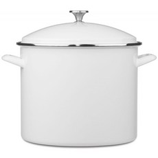 쿠진아트 뚜껑 포함 육수 냄비, 18.9L, White, 1개