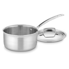 쿠진아트 멀티클래드 프로 3겹 일반편수냄비, 1.9L, Stainless Steel, 1개