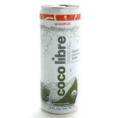 코코리브레 스파클링 코코넛 워터 그레이프프루트, 1개, 355ml