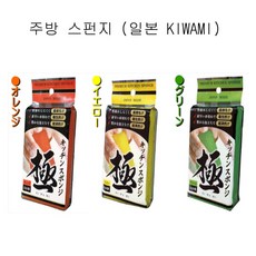 아시아몰/ [일본산]KIWAMI 주방 스펀지 수세미, 1개
