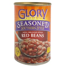 Glory Foods 시즌드 레드 빈즈, 411g, 1개