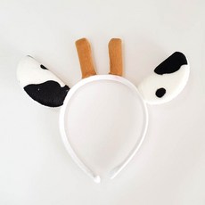 (주)해동이노베이션 젖소 머리띠 헤어밴드, 단품, 단품