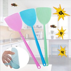 아스웰 잘잡히는 파리채 모기채 모기약 파리체 해충퇴치기, 파리채(색상랜덤)