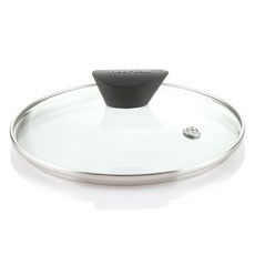 네오플램 강화 유리 냄비후라이팬 뚜껑 유리뚜껑, 강화 유리뚜껑 26cm, 1개