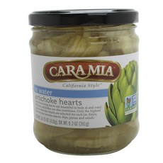카라미아 아티초크 하트 인 워터 글루텐 프리 무설탕 무지방, 418g, 1개