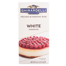 기라델리 프리미엄 베이킹 바 초콜릿, 1개, White, 113.5g