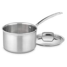 쿠진아트 멀티클래드 프로 3겹 일반편수냄비, 2.8L, Stainless Steel, 1개