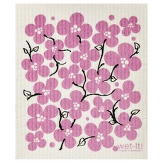 Wet-It! 플라워 패치 스웨디쉬 행주, 1개