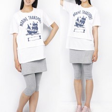마더라이크 JS.7부애플치마레깅스(복대형)- 임산부레깅스 임부레깅스 빅사이즈 임부복