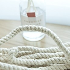 아쭈디자인 면줄 삼줄 10M 고양이 면로프, 면줄8mm, 1개