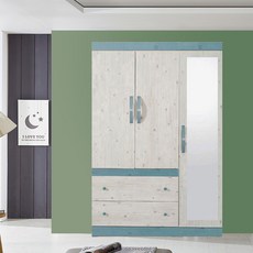 해해동동 라라1200거울옷장세트(2서랍옷장+거울반장) (88), 블루