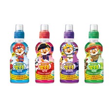 뽀로로음료 블루베리+사과+ 밀크+딸기 4가지맛 24개, 235ml