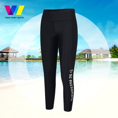 메이크미컴즈 여성 9부워터레깅스 WLSW4867P 화이트