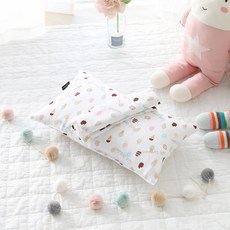 예지나홈 여름용 인견 유아 베개커버(솜포함), 베개커버(솜포함)아이스크림-아이보리30x50