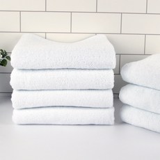 (주)타올인 미용타올 150g(국산) 40x80cm업소수건 호텔모델타올 답례품, 백색, 1개