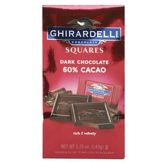 기라델리 다크 초콜릿 60% 카카오 스퀘어, 1개, 149g