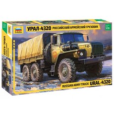 즈베즈다 1대35 러시아군 URAL-4320 트럭 프라모델, 1개