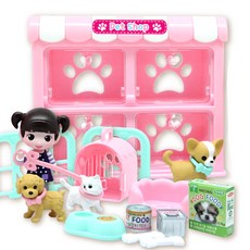 토이세븐 콩순이미니펫샵콩순이인형피규어소꿉놀이, 콩순이미니펫샵, 1개