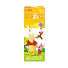 서울우유 바나나 꿀딴지, 24개, 180ml, 24팩