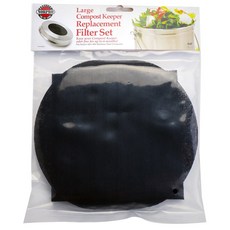 Norpro 堆肥廚餘桶替換濾芯組, 1個, Stainles Steel