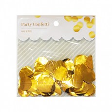 피플스파티 다양한 콘페티 컨페티, 메탈릭골드(원형1.5), 1개