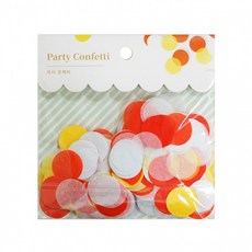피플스파티 다양한 콘페티 컨페티, 오렌지하모니, 1개