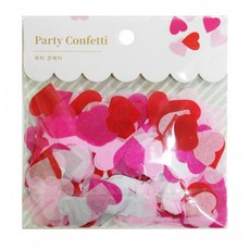 피플스파티 다양한 콘페티 컨페티, 하트, 1개