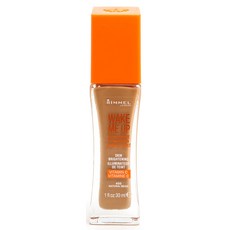 리멜 웨이크 미 업 안티-퍼티그 파운데이션 스킨 브라이트닝 30ml, 400 Natural Beige, 1개