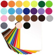 [대원] 8절펠트 비접착 색상선택 - 하드펠트지 칼라펠트 펠트천, 연분홍