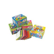 도너랜드 종이죽 고무찰흙, 고무찰흙 15색, 1개