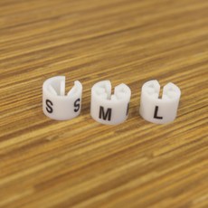 P0000BJK 옷걸이 사이즈 표시링 S/M/L/XL(50개묶음), XXL, 50개