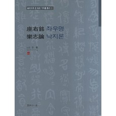 좌우명 낙지론, 서예문인화, 이용 저