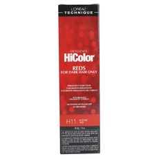로레알 하이컬러 레드 포 다크 헤어 온리 49.29g, 1개, H11IntenseRed