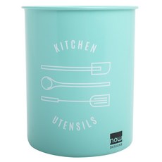Now Designs 유텐실 크록 수저통, Turquoise, 1개