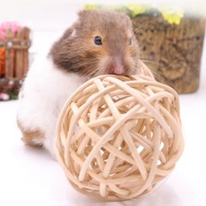 등나무 공 햄스터 노즈워크 장난감 이갈이, 1개