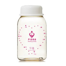 플로라 [PLORA] 신생아 PP 모유 모음병 젖병, 3세트, 투명, 150ml, 3개