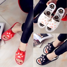 대호제화 강아지 발바닥 통굽 슬리퍼