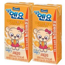 매일유업 헬로엔요 200ml, 오렌지, 24개입