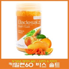 카밀렌60 바스 솔트 오렌지 앤 파파야 발관리 용품, 350g, 1개, 1개입