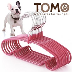 TOMO 防滑狗狗衣架, 單一顏色, 10個