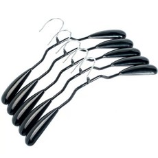 실리콘코팅 쇠고리 옷걸이 흘러내림방지 논슬립 의류 매장용 튼튼한 실용적인 가정용 옷걸이, 남쇠고리44cm, 1개