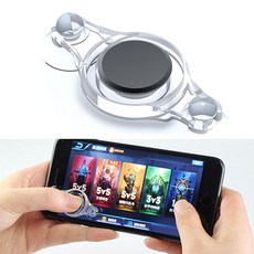 잡화다식 5세대 휴대폰 조이스틱, 투명블랙, 1개