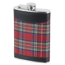 Oenophilia 힙 플라스크 237ml, Tartan, 1개