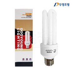 두영조명 EL 삼파장램프 20W E26 EFTR20EX, 주광색, 1개