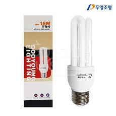 두영조명 삼파장 전구 15W E26 EFTR15EX, 주광색, 1개