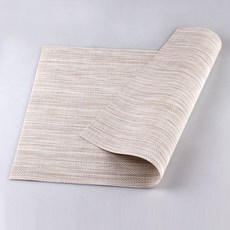 테이블매트 식탁매트 방수 북유럽 티매트 식탁보 러너 예쁜 테이블보 파티 식탁패드, (식탁매트-모던아이보리), 45x30cm, 1개