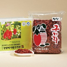 [MD추천] 청양구기자농협 GAP우수관리인증 비가림구기자 건구기자 500g, 1개