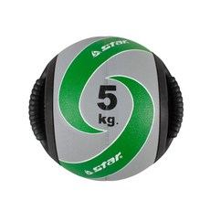스타스포츠 듀얼핸들메디슨볼 5KG 피트니스 헬스용품, 옵션명:듀얼핸들 메디슨 볼 5kg, 1개
