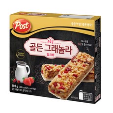 포스트 골든그래놀라밀크바 108g, 1개