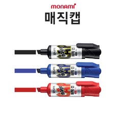 모나미 매직캡, 흑색, 12개